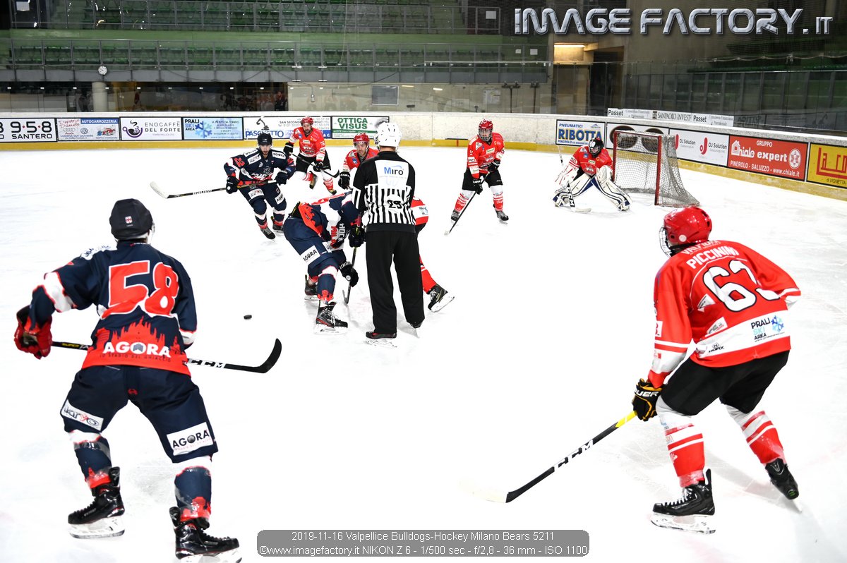 2019-11-16 Valpellice Bulldogs-Hockey Milano Bears 5211
